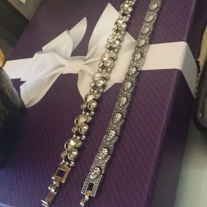 Sterling Silver with accent diamond